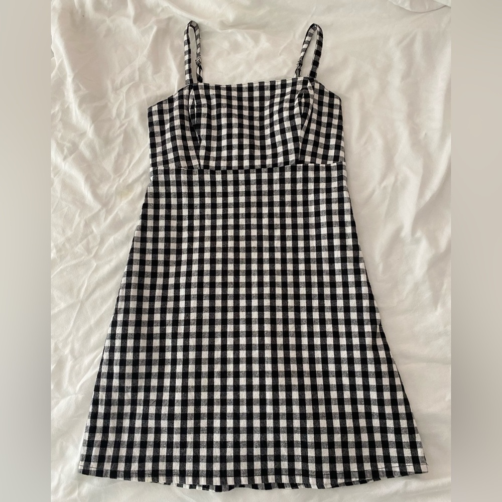 Hollister plaid mini dress